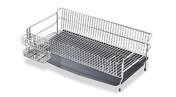 Stainless steel dish drying rack 22 cm / 30 cm