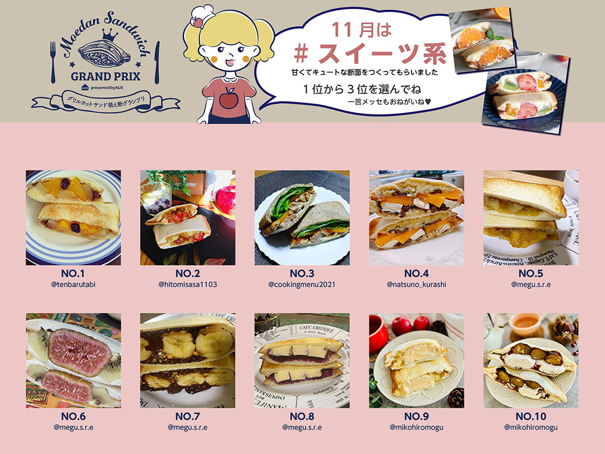 moeさん専用（萌え断ホットサンドグランプリインスタグラマー