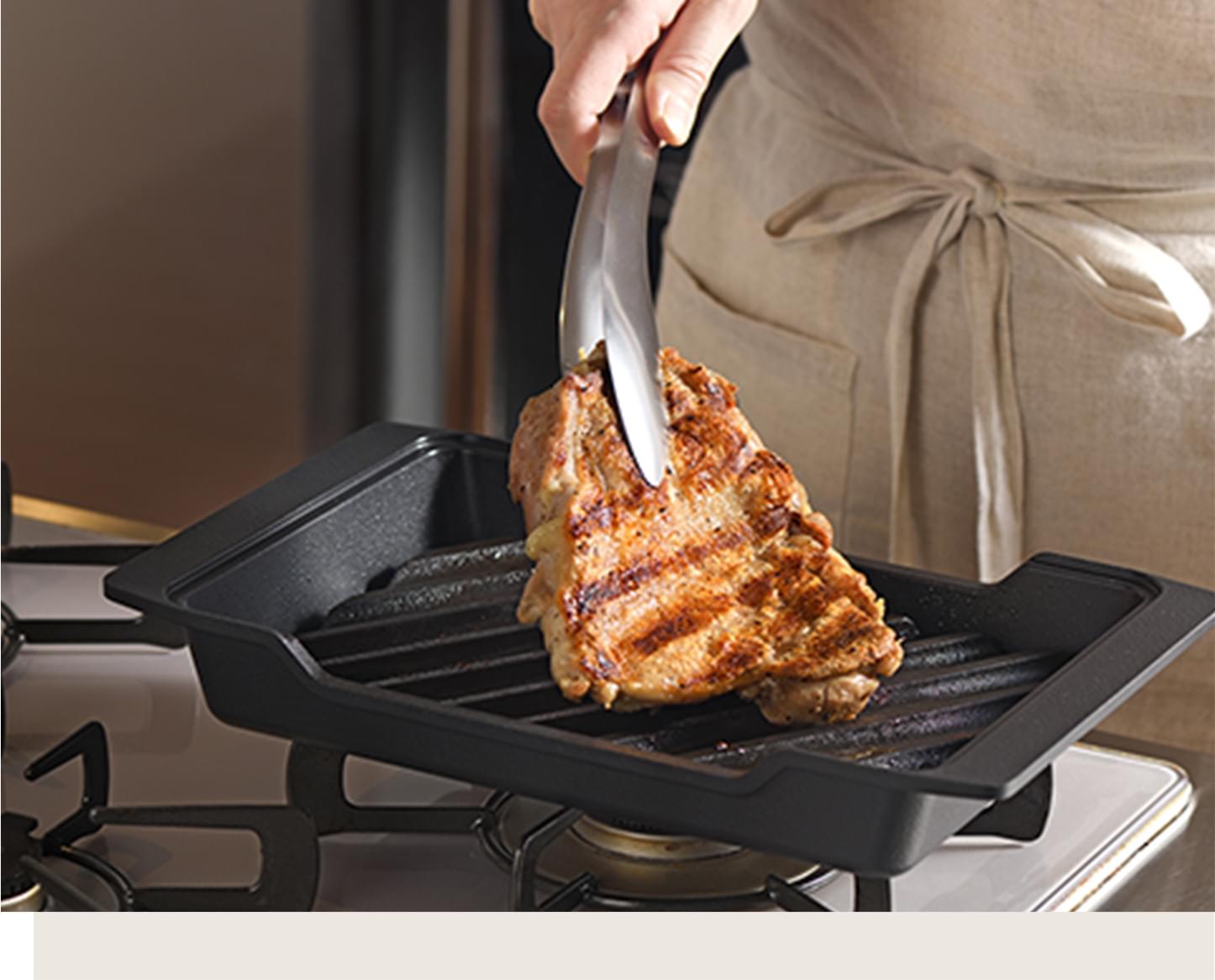 ⿂以外もジューシーに焼き上げる炭グリル