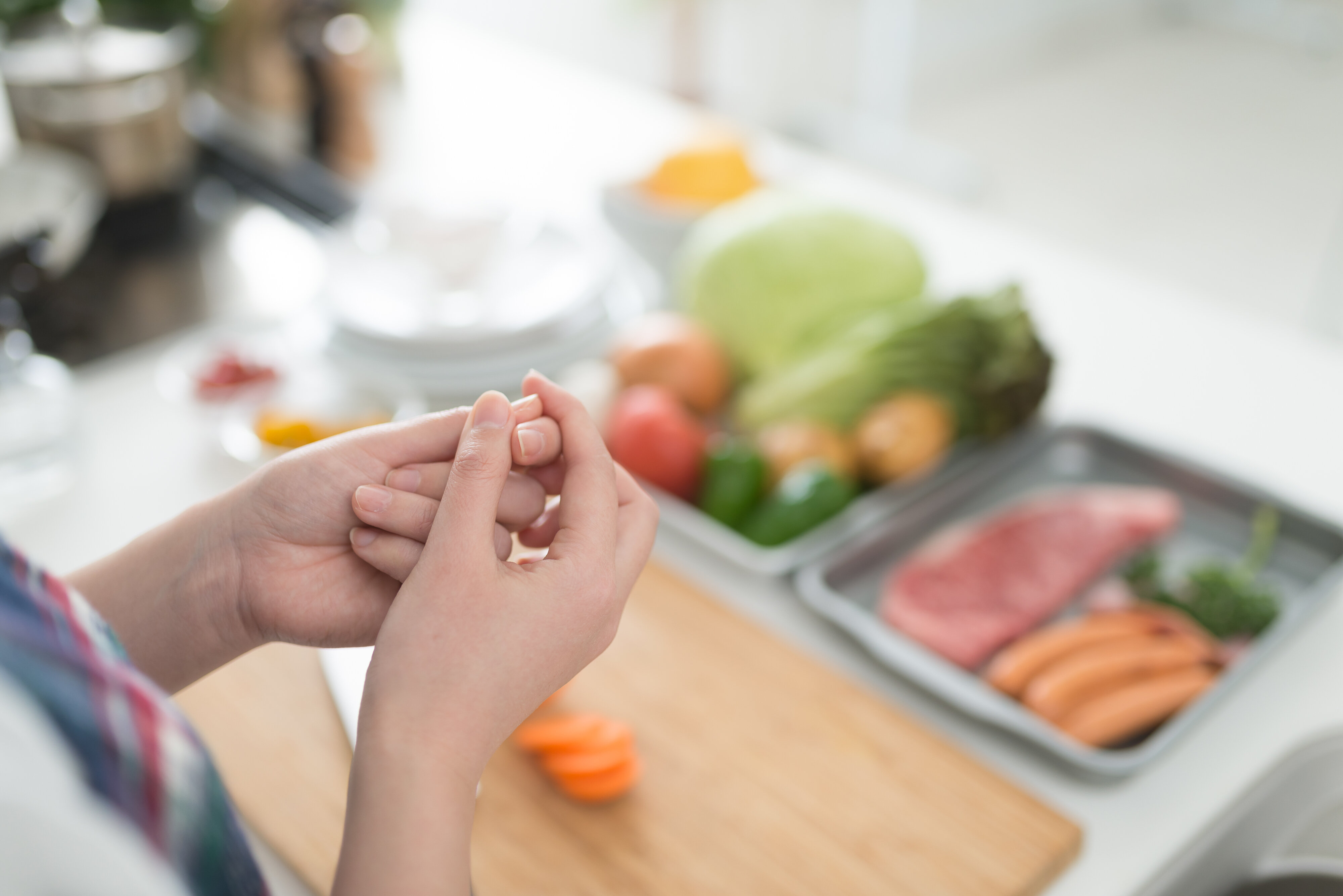 手指にハンディキャップがある方に知ってほしい、料理の工夫