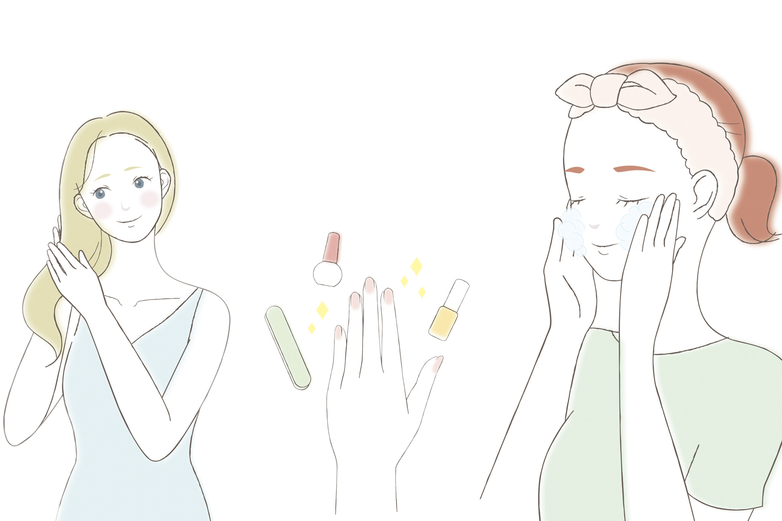 美容のイメージイラスト