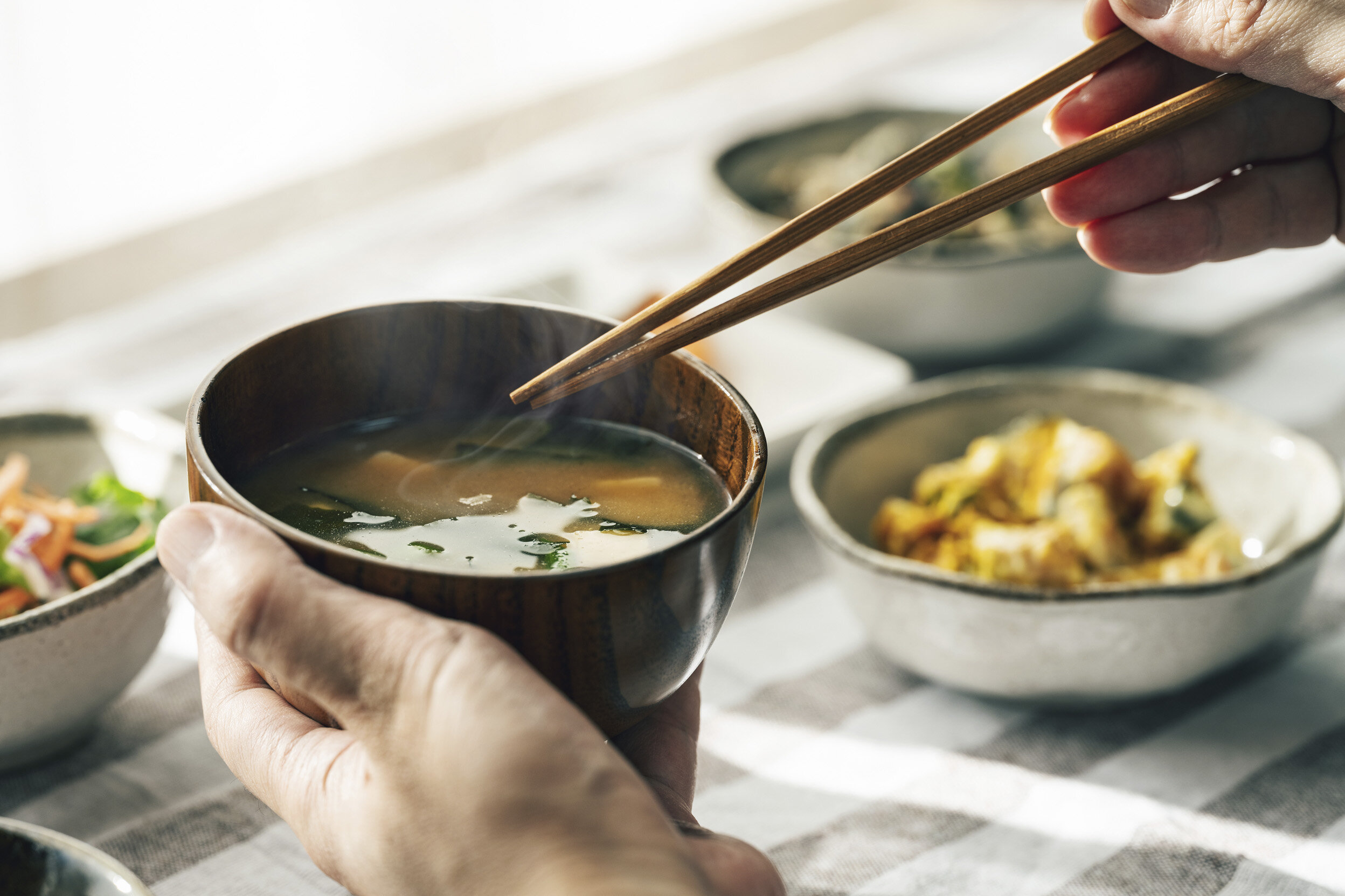 みそ汁のある食卓
