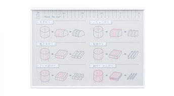 切り方がわかるカッティングボード