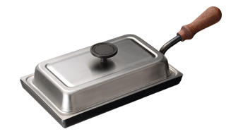 Small iron plate with lid