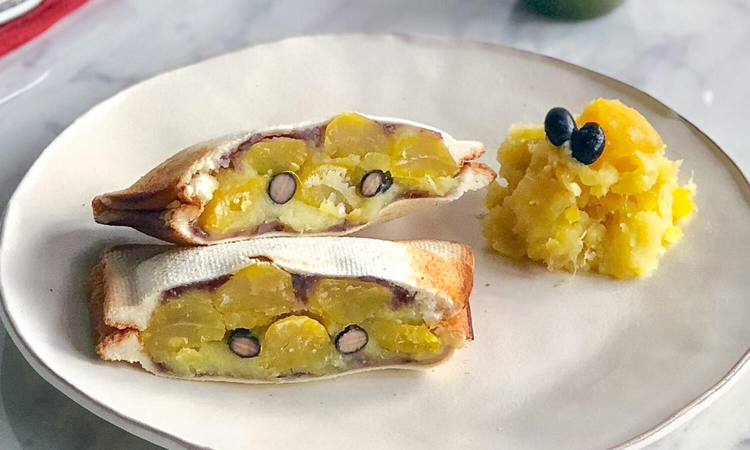 栗きんとんホットサンド
